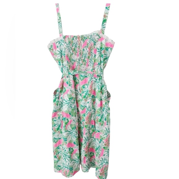 NWT Lilly, Pulitzer, Kensington stretch, cotton, botanical green, just wing it - Picture 5 of 5